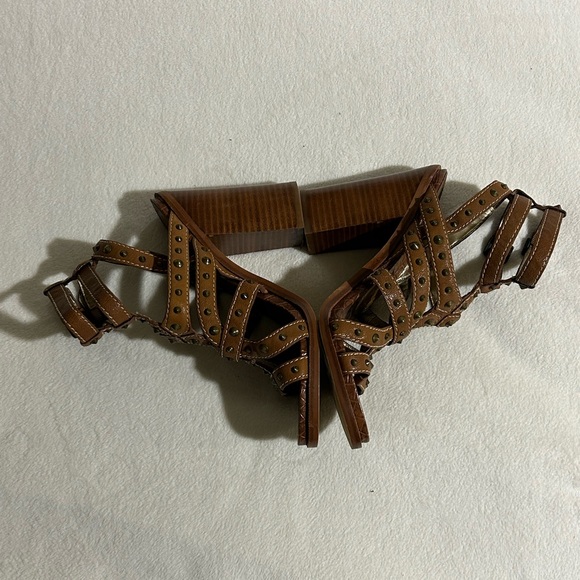 Sam Edelman women’s size 8.5 brown heeled strappy sandals. - Picture 5 of 9